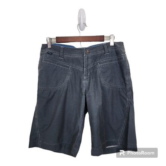 Kuhl Born in Mountains Gray Hiking Shorts Size 10 - Picture 1 of 12